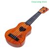 26/35cm Gitarre Schreibtisch Dekoration 4 Saiten Musikinstrument Mit Paddeln Simulierend Yukrili