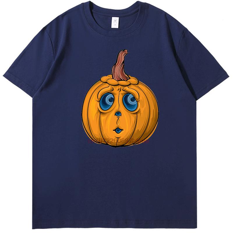 Halloween Pumpkin Fashion Graphic T Shirts Cotton Round Neck Tshirt Unisex Streetwear Summer New Shirts And Tshirts
