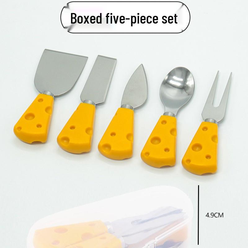 Creative Children s Cutlery Set: Fruit Knife, Butter Knife, Fork, Spoon, and Storage Box