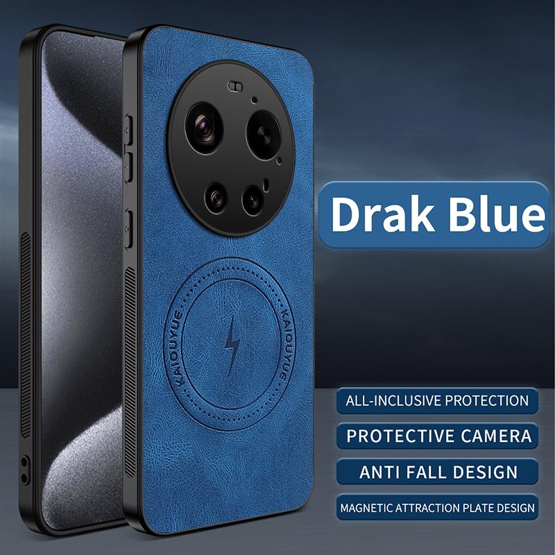 For Xiaomi Mi 17 Ultra Case Luxury PU Leather Skin Magnetic Magsafe Protective Back Cover For Xiaomi Mi 17 Pro Max Phone Shell