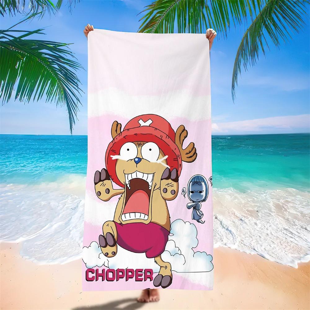New Anime Character Printed Microfiber Beach Towel Quick Dry Water Absorbent Bath Towel