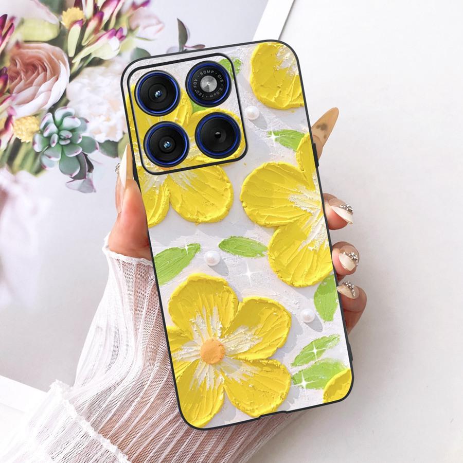 For Motorola Edge 70 / Moto X70 Air Back Cover for Moto Edge70 X 70Air Case TPU Soft Silicone Cute Cat Printed Phone Case Cover