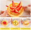 4-in-1 Multi-Function Kitchen Chopper - Durable Manual Food Chopper for Hard Boiled Eggs, Tomatoes, Onions, Potatoes, Salad, Cheese & More