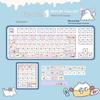 Hide-and-Seek Cat Theme PBT Keycap - Five-Sided Dye-Sublimation for Mechanical Keyboards