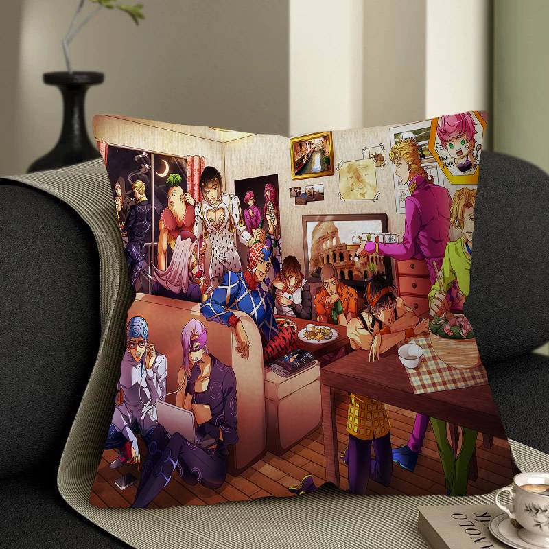 Carpet J-JoJoS Bizarre Adventure Personalized picture text home decorative pillows Household Gifts 45x45cm