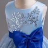 Girls Bow Flower Wedding Party Birthday Party Tutu Dress Stage Performance Costume