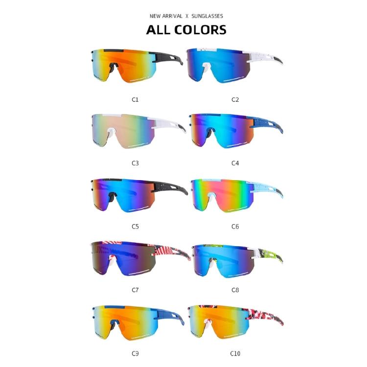 Okulary przeciwsłoneczne do jazdy na rowerze Modne Okulary przeciwsłoneczne Wiatroodporne Stylowe Okulary dla Mężczyzn i Kobiet Unisex Okulary z Ochroną UV