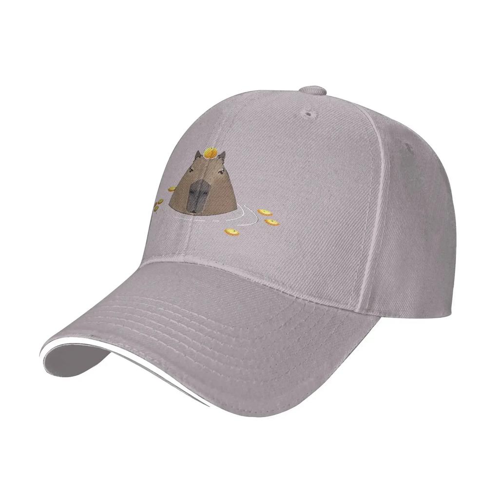 Capybara Cap Fashion Casual Baseball Caps Adjustable Hat Hip Hop Summer Unisex Baseball Hats Customizable Polychromatic