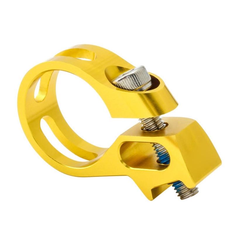 

Aluminum Alloys Bike Shifters Lever Clamp 22.2mm Bicycles Shifters triggers Clamp Shifts Brake Lever Fixed Rings Bicyles Part золотой