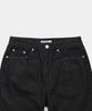 X Container Grunge Pocket Flare Denim Pants (Black)