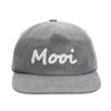 MooiHead Mooi Applique Schwein Bio Baseballkappe_Anthrazit