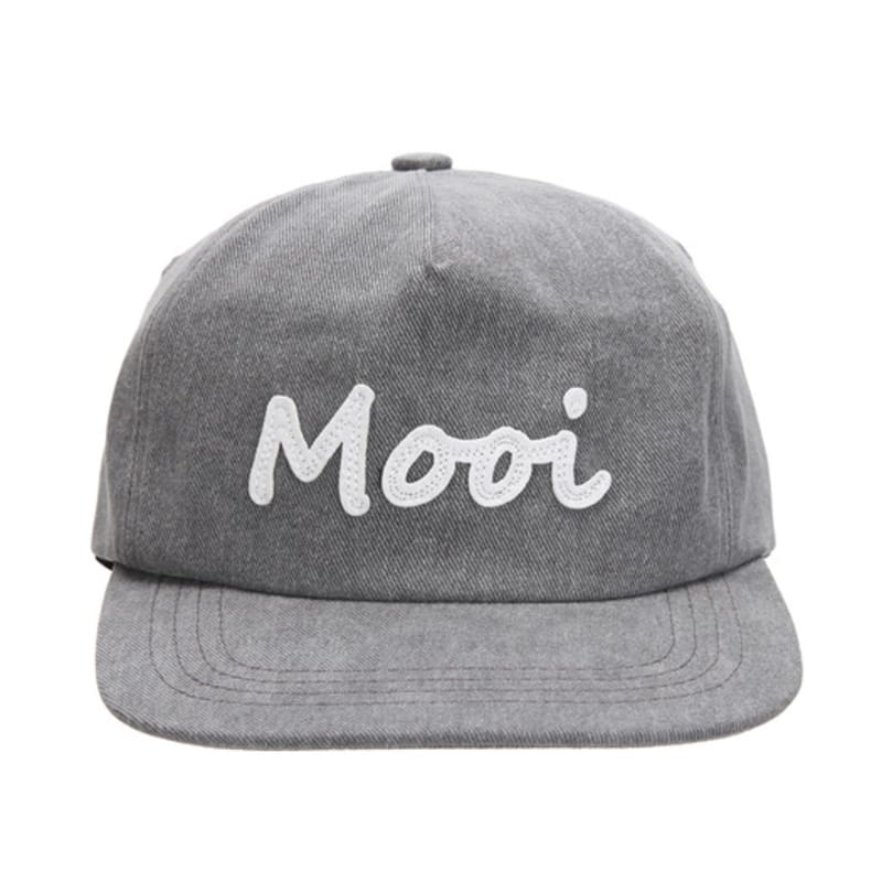MooiHead Mooi Applique Pig Bio Ball Cap_Charcoal