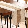 Soft Bohemian Table Flag Splicing Macrame Table Mat Knitted Hollow-out Table Runner  Dining Table