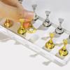 10pcs Clear Nail Stand Magnetic False Nails Holder Press On Nail Display Nail Rack Acrylic Nail Training/Painting Nails Supplies