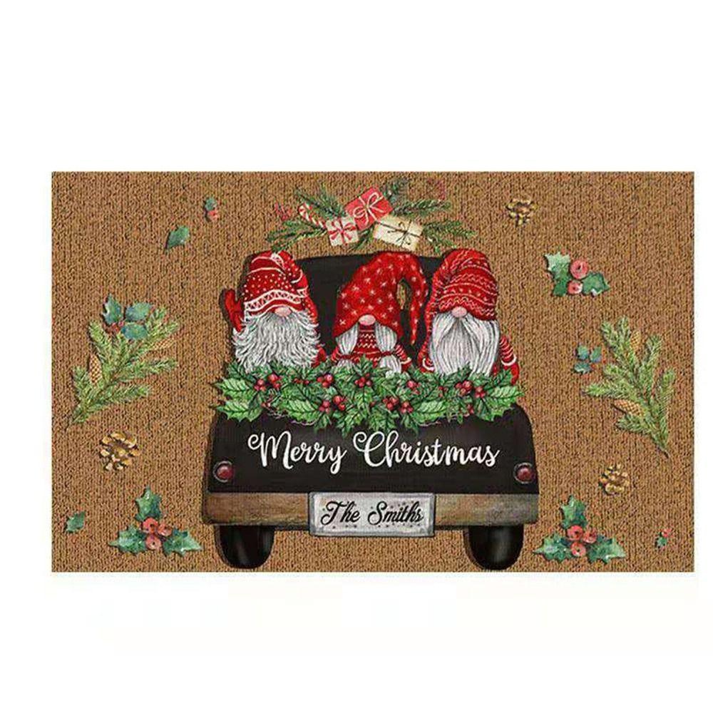 Mat Living Room Bedroom Xmas Home Decor Christmas Decoration Corridor Carpet Door Mat Hallway Mat