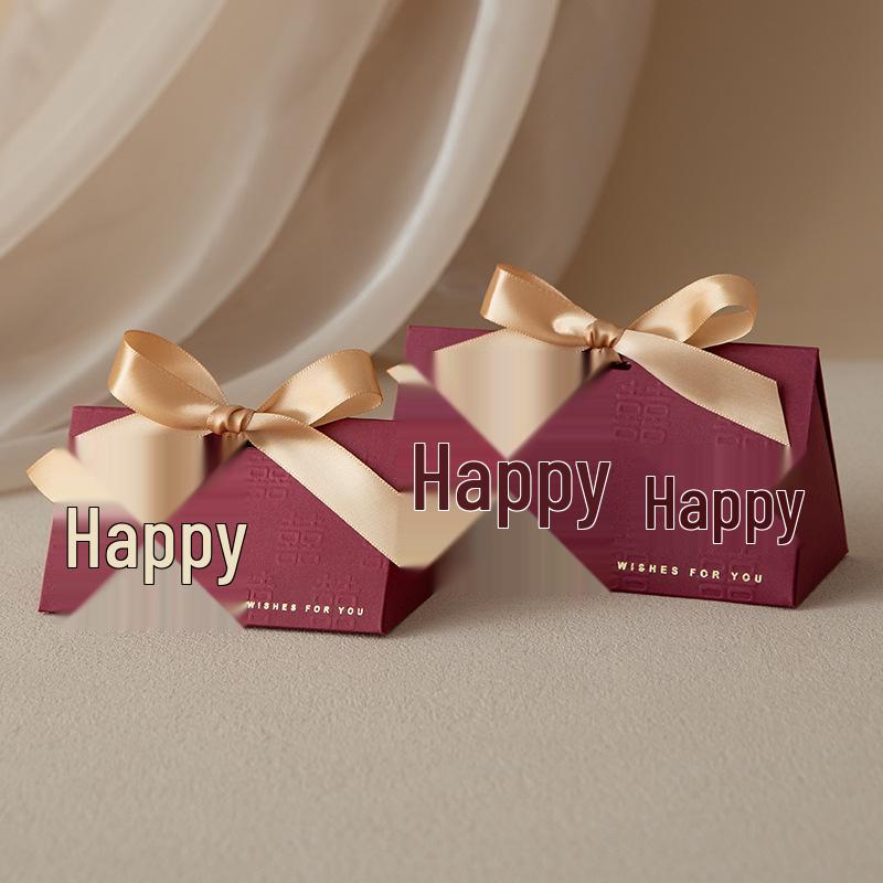 2024 Elegant Wedding Candy Gift Box with Creative Design Small