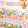 Easter Day Easter Tabletop Ornament Foam Egg Easter Desktop Ornaments  Home Decoration