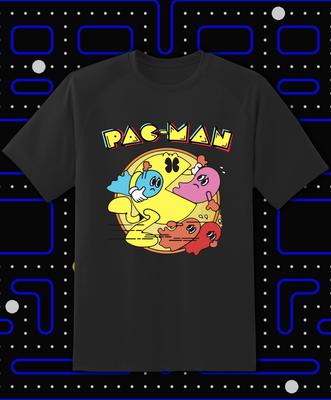 Pac Man Retro 80'S Shirt Adult And Youth Sizes! Fast Ship!
