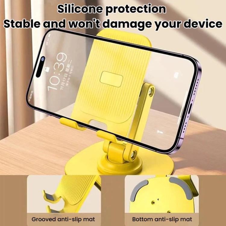 K69 2‑Pcs 360° Rotatable Aluminum‑Alloy Folding Stand Desktop Holder For Phone And Tablet Multi‑Angle Adjustable Bracket