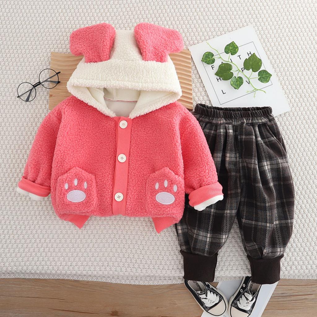 Kids Casual Long-Sleeve Set, Comfortable Daily Wear Outfits