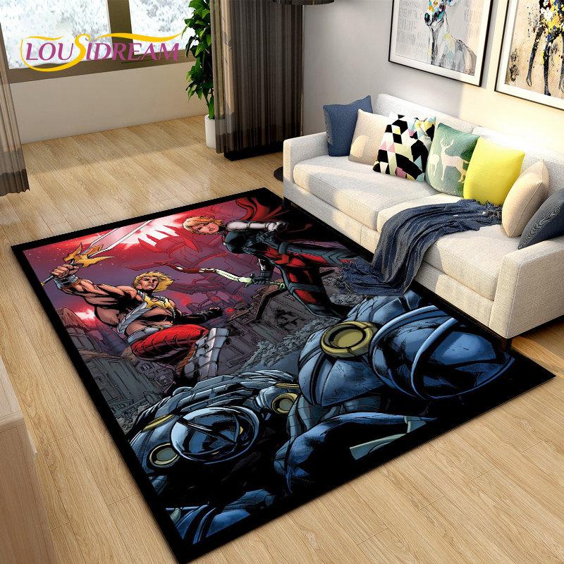 He Man and the Masters of the Universe Area Rug,Carpet Rug for Living Room Bedroom Sofa Doormat Decoration,Non-slip Floor Mat