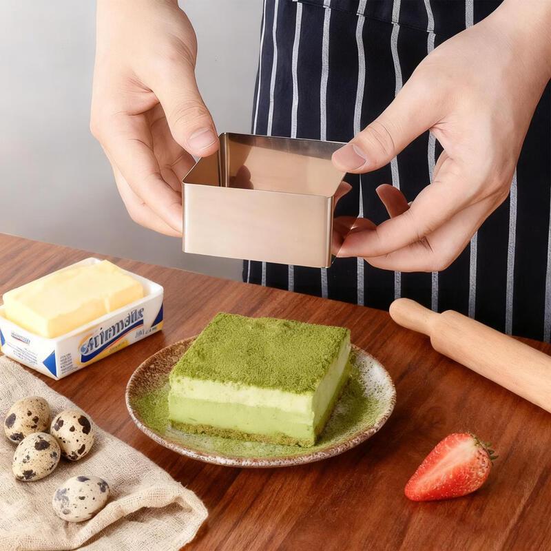 MDNG Square Mousse Ring Cake Mold (Set of 2)