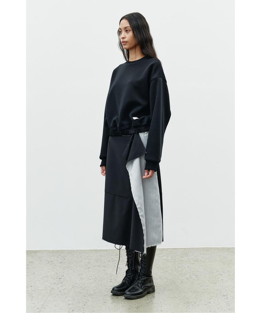 Recorde Jacket Detail Fluttered Skirt Rqkaa25533Bkx