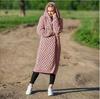 Women's Hooded Long Knitted Cardigan Coat - Autumn/Winter 2025 Collection