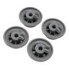 4PCS Dishwasher Lower Rack Wheels for Neff 165314 Lower Basket Rail Replacement Roller