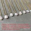 Stainless Steel Irregular Pearl Necklace: Retro Clavicle Chain with Versatile, Chic Design