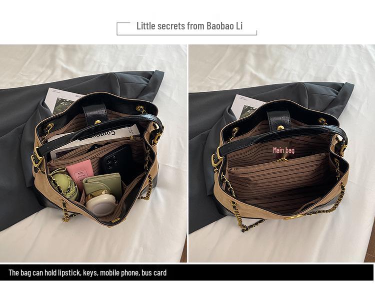 Europäische & Amerikanische Retro Matte Argyle Kette Tragetasche – Duftstil Crossbody für Damen, 2025 Edition