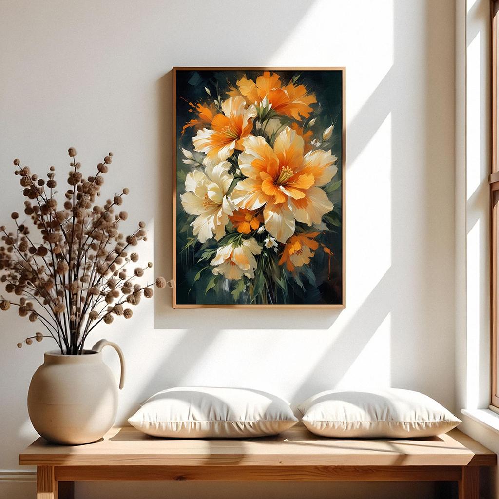 Poster Abstraction Flowers Picture