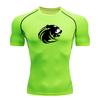 Men's Breathable Compression Athletic T-Shirt, Stylish Bear