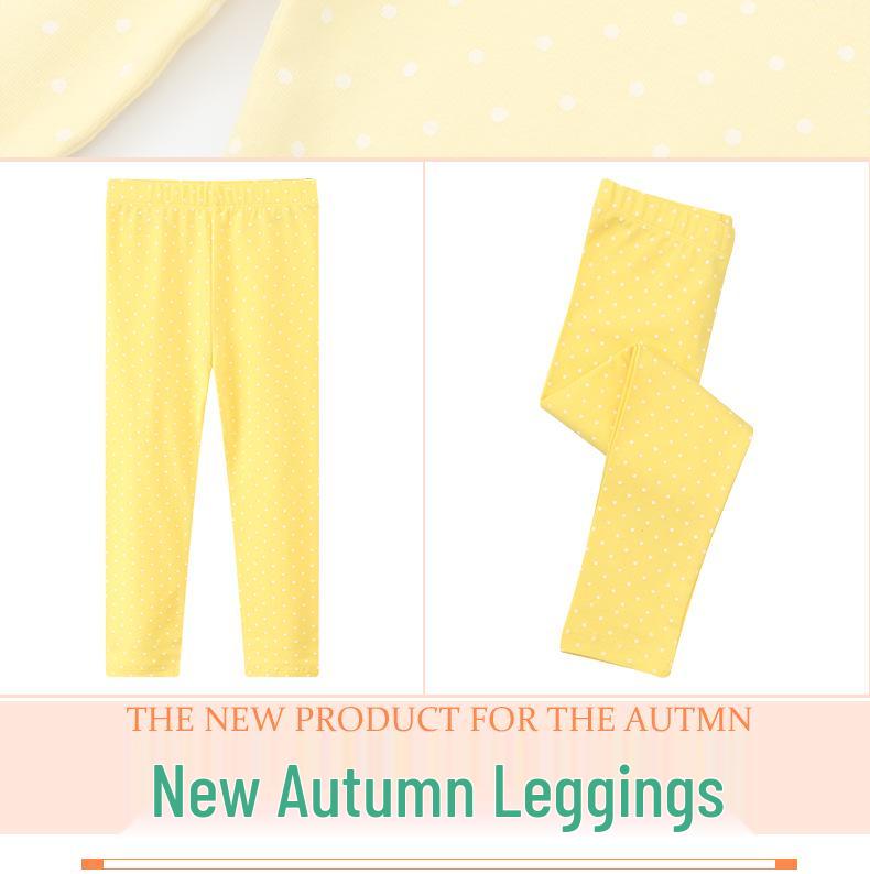 New Spring & Autumn Girls' Leggings with Princess Skirts and Outerwear Pants for Kids