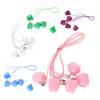 5pcs Plastic Baby Milk Tooth Storage Box with Rope Tooth Saver Necklaces