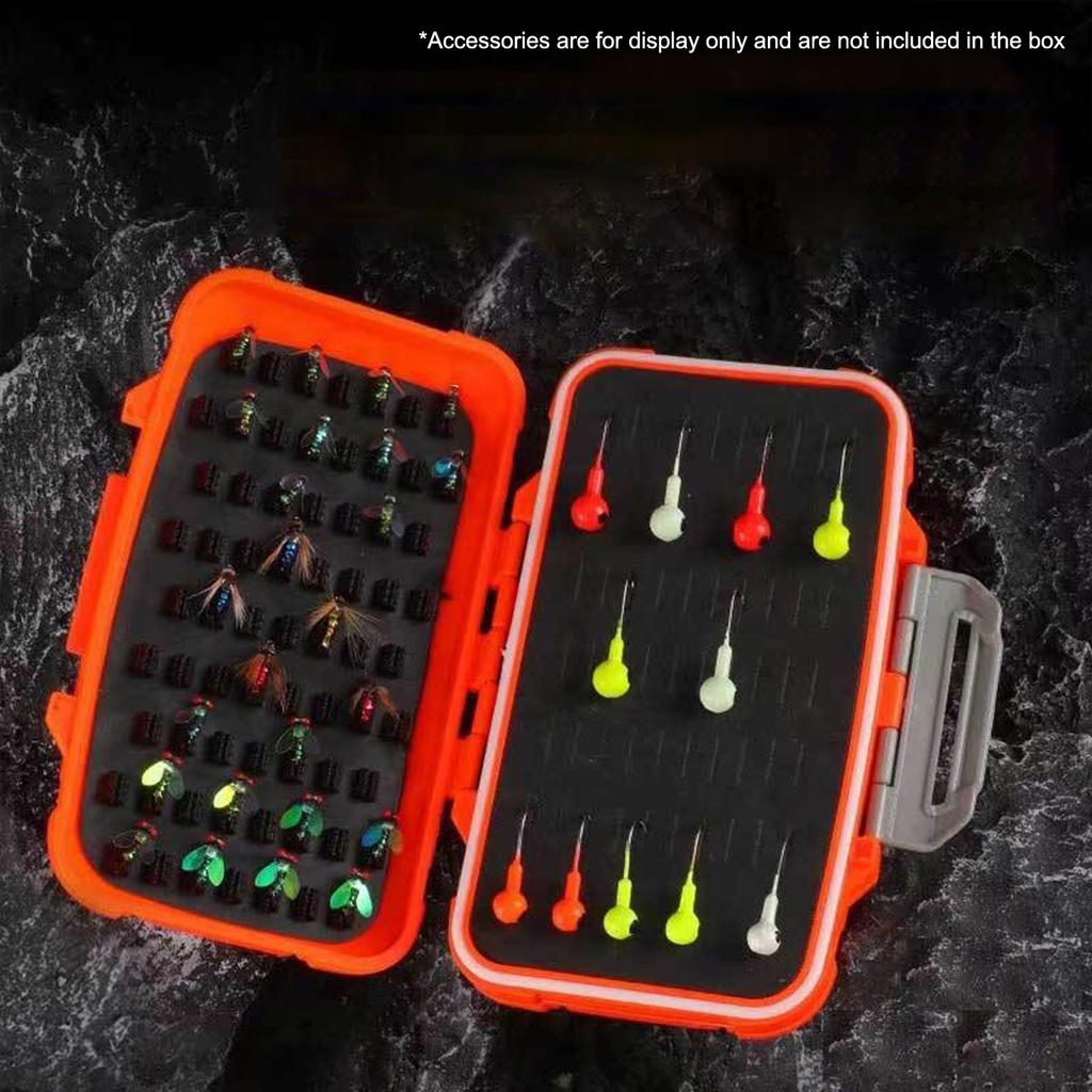 Fly Fishing Box Four Sided Small Tackle Box Waterproof Fly Box Fly Fishing Accessories