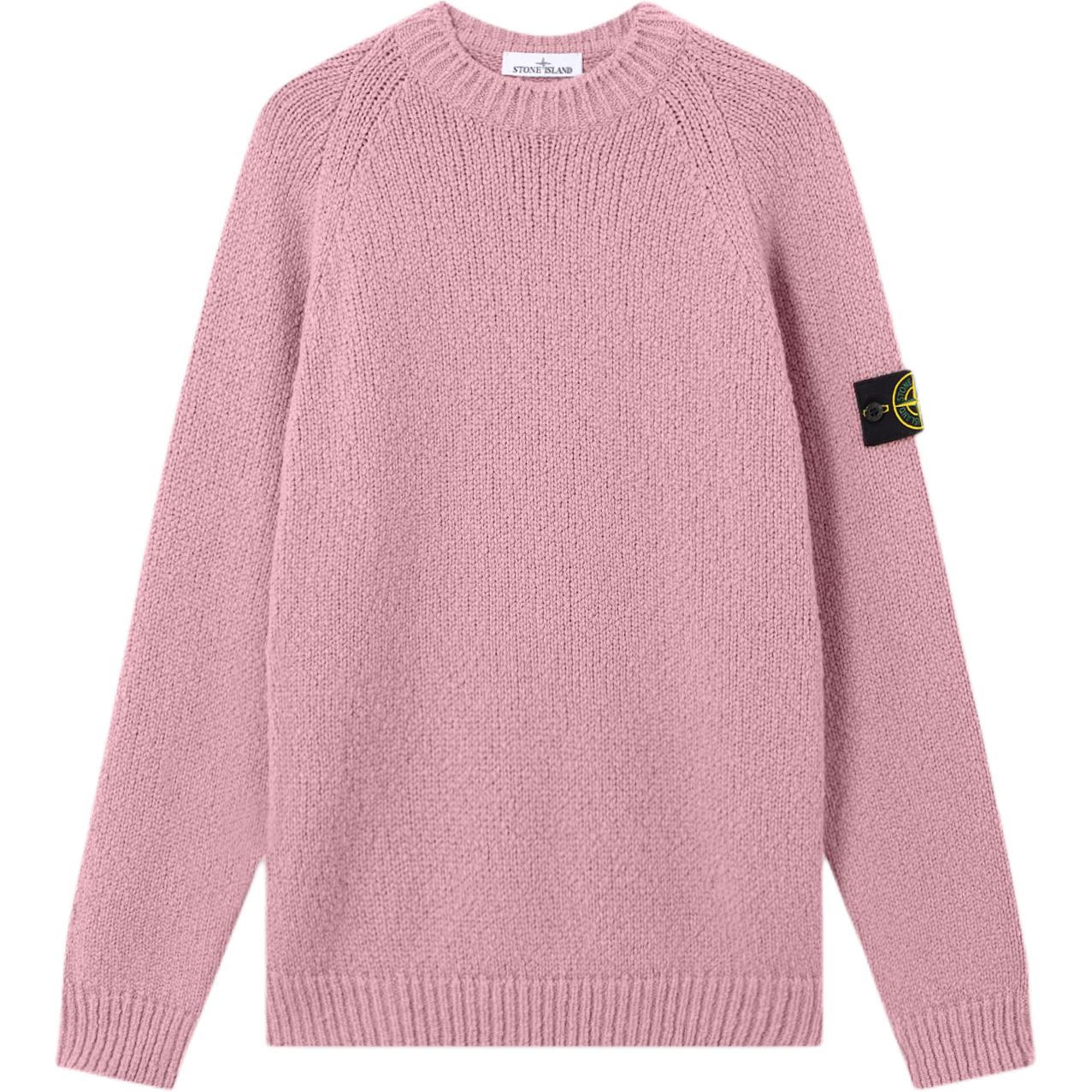 Stone Island Effen Kleur Ronde Hals Lange Mouwen Gebreide Trui Herentrui K2S155100050S00N1-V0M80 XL