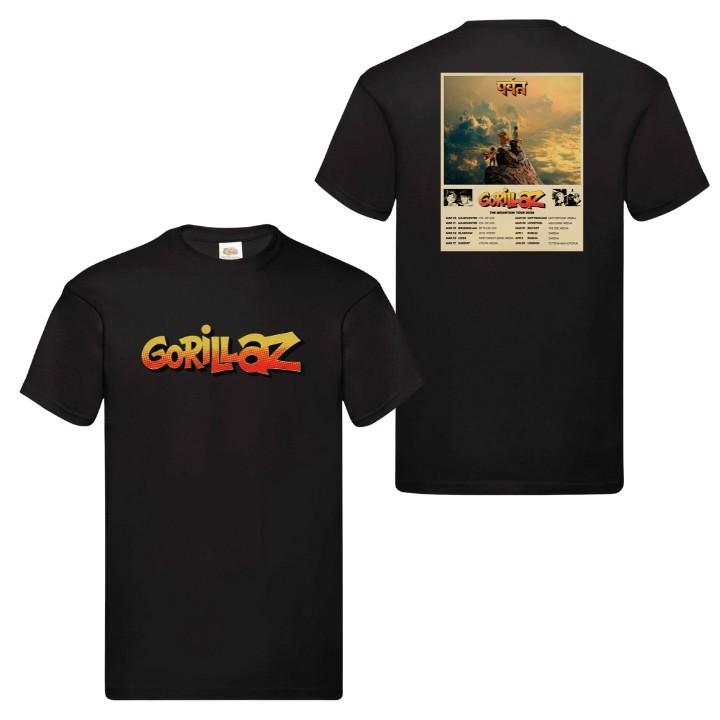 Gorillaz 2026 Mountain Tour Inspired TShirt Music Concert Graphic Tee Unisex T-Shirt S