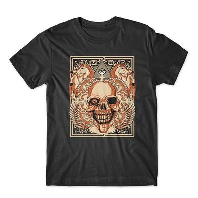 Flying Eye T-Shirt. Totenkopf T-Shirt 100% Baumwolle Premium T-Shirt Neu