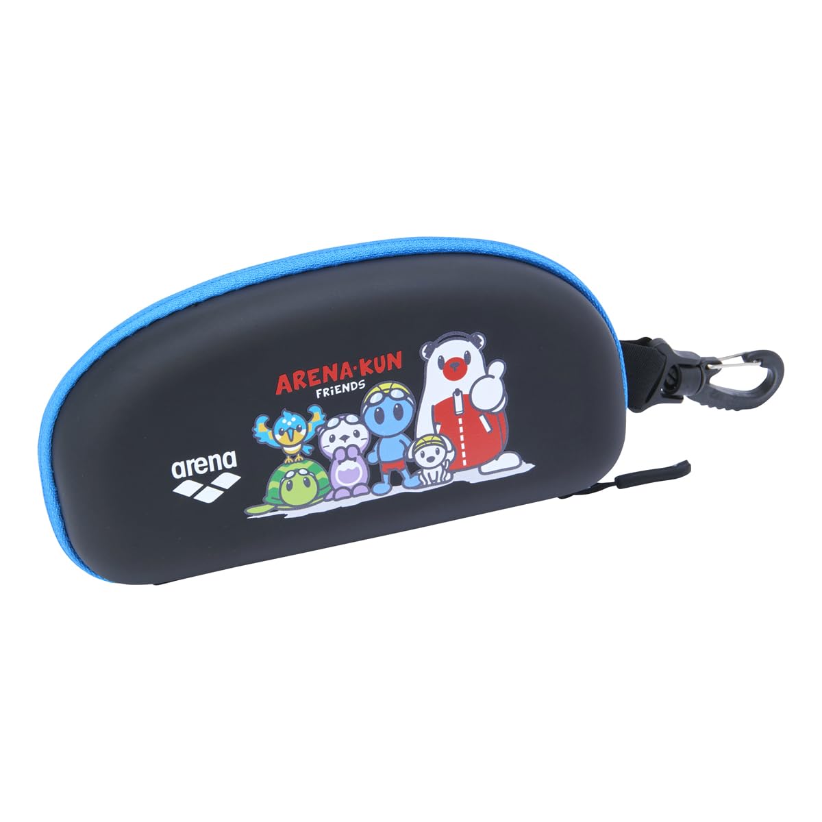 

arena Goggle One Size Fits and AS5FAZA6U Case, Unisex, All, Swimming, Arena-kun Friends,