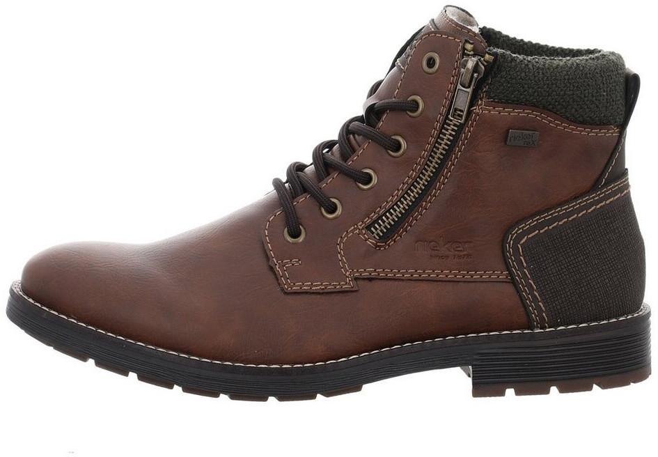 Ботинки Rieker F4520 на шнуровке коричневые
