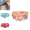 Bohemian Beaded Bracelet Set With Turquoise Elastic Cord For Gift Giving And Travel Souvenirs