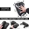 Gel Air Seat Cushion | 3D Honeycomb Gel Structure | Universal Fit | Detachable Cover | Ideal for Bike, Office, Car & Home | Lumbar Support