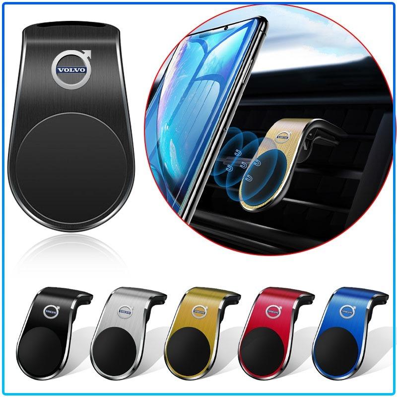 1Pcs Car Magnetic L-shaped Car Dedicated GPS Phone Holder For Volvo XC90 XC60 XC70 XC40 V90 V60 V40 C70 C30 S80