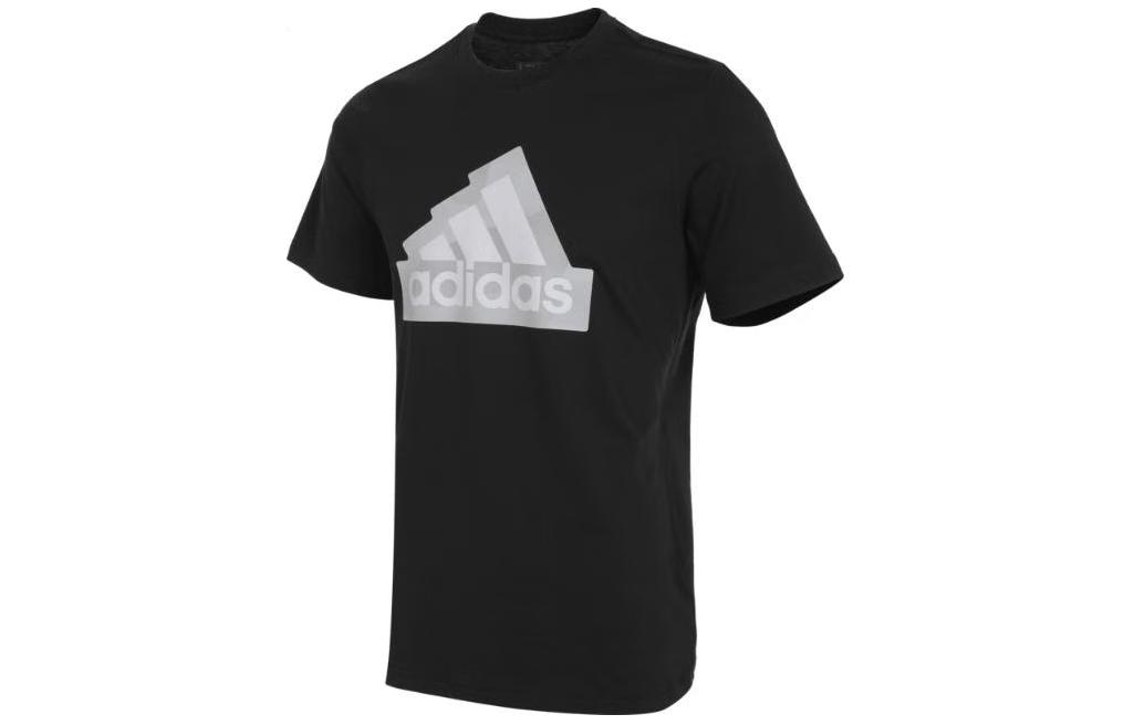 Мужская футболка Adidas с втачным рукавом Черная IS2855 L
