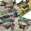 Arm Dog Military Medium Dog Size M King's Anti-Pull Harness, Adjustable, Style, Training, Walking, (Brown)