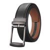 Business Men'S Leather Belt Automatic Buckle Two-Layer Cowhide Fake Pin Buckle High-End Belt