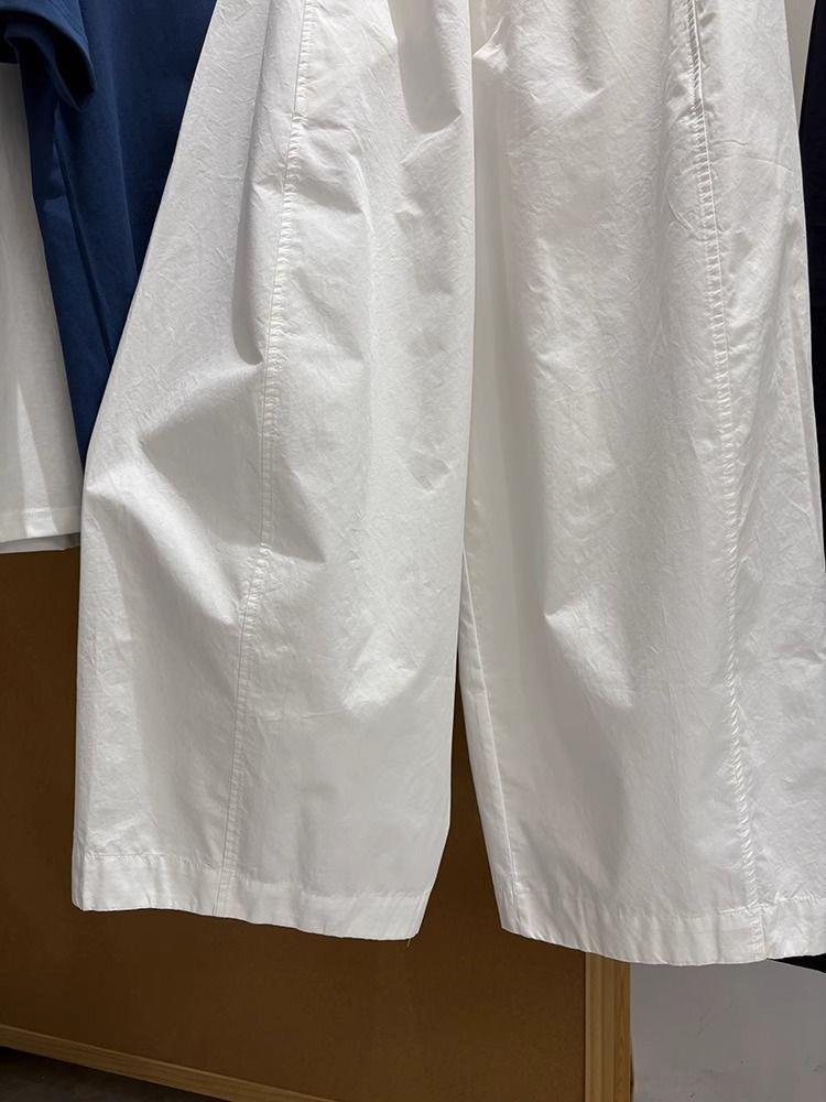 Extra Large Elastic Waist Wide-Leg Balloon Pants for Women - Korean Style Chic Design 2026 Summer Collection