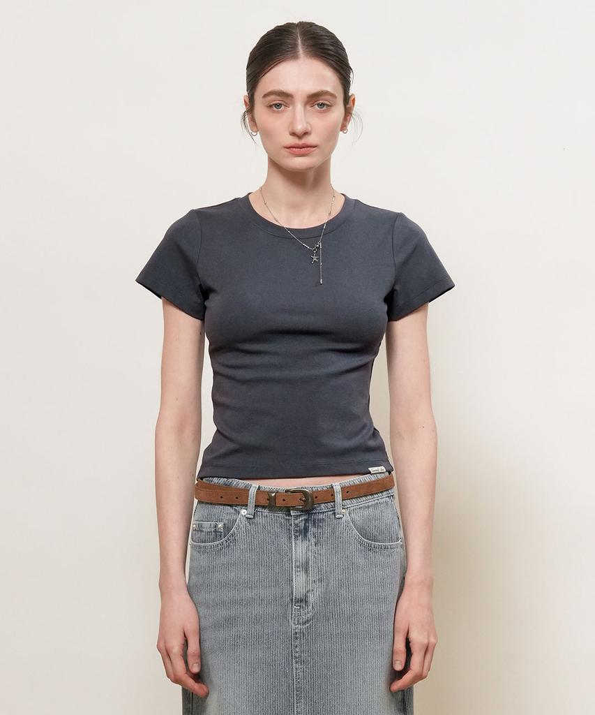 GENERALIDEA Soft Slim Fit T-Shirt [Deep Navy] / Wbe3L01503