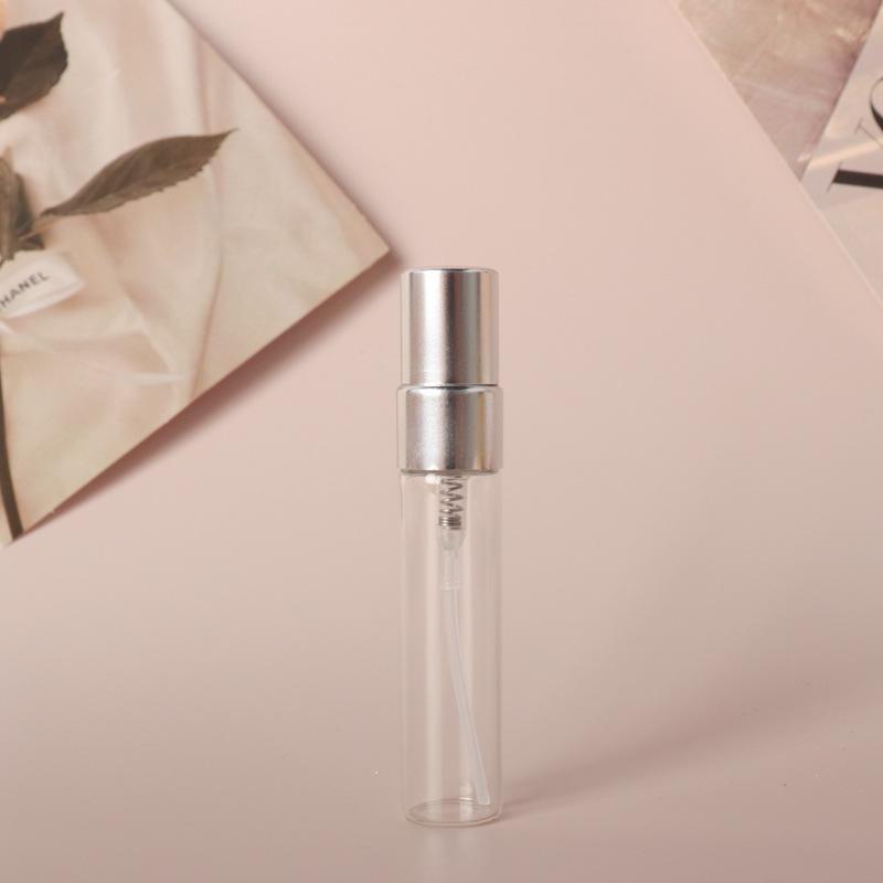 2/3/5/10ml High-End Transparent Glass Perfume Spray Bottle - Portable and Refillable